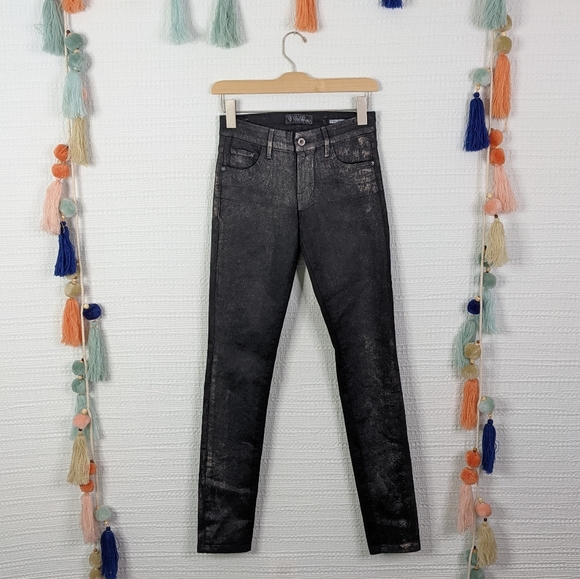 Guess Curvy Coated Sophia Skinny Jeans - Picture 1 of 8